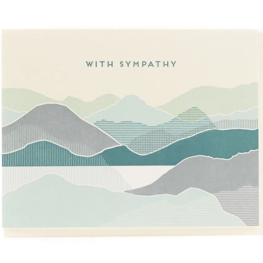 With Sympathy Coastal Card