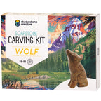 Soapstone Carving DIY Kit - Wolf