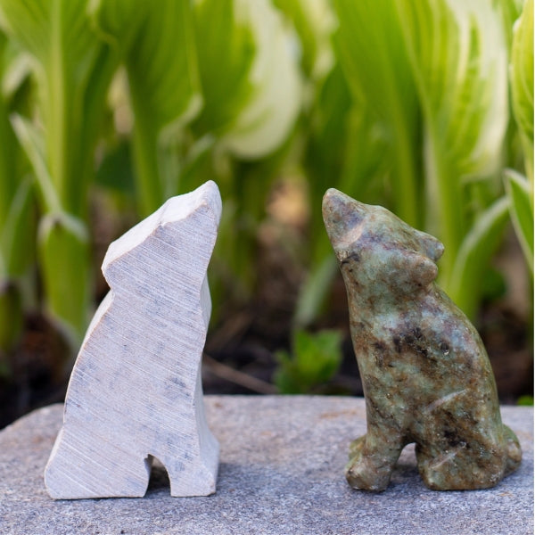 Soapstone Carving DIY Kit - Wolf