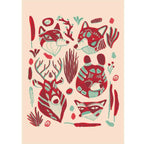 Animaux des bois Carte postale