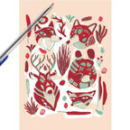 Animaux des bois Carte postale