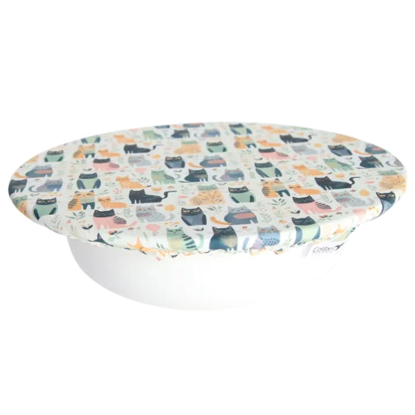 Fabric Bowl Cover - XL - Cats
