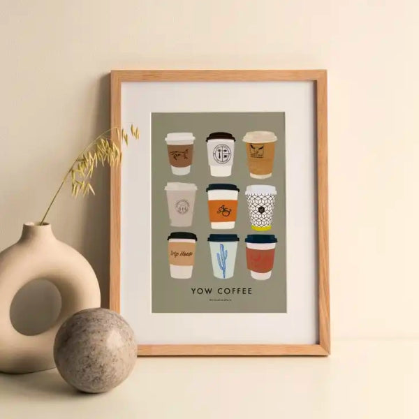 YOW Ottawa Coffee Print (8" x 10")