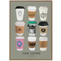 YOW Ottawa Coffee Print (8" x 10") - Version 2