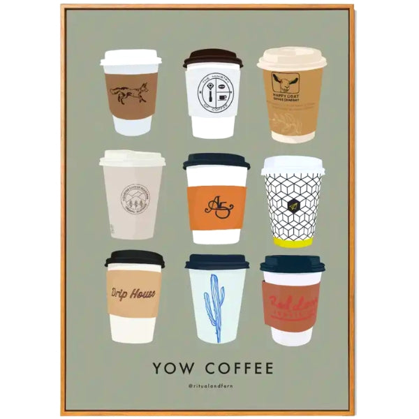 YOW Ottawa Coffee Print (8" x 10")