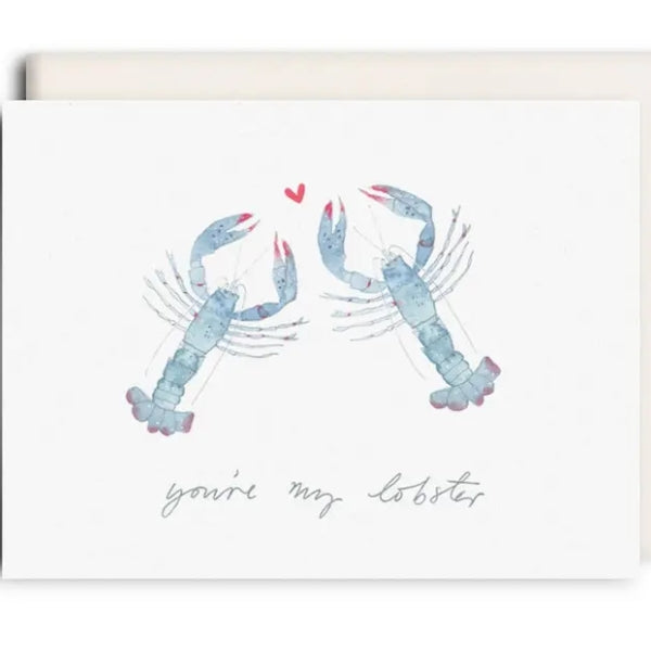 You're My Lobster Love Card