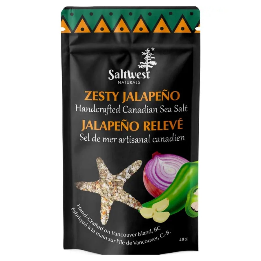 Zesty Jalapeno Infused Sea Salts