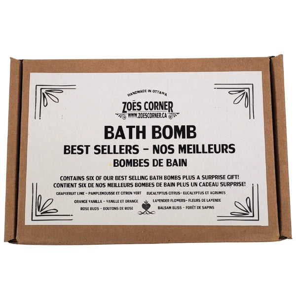 Coffret cadeau bombe de bain de Zoé
