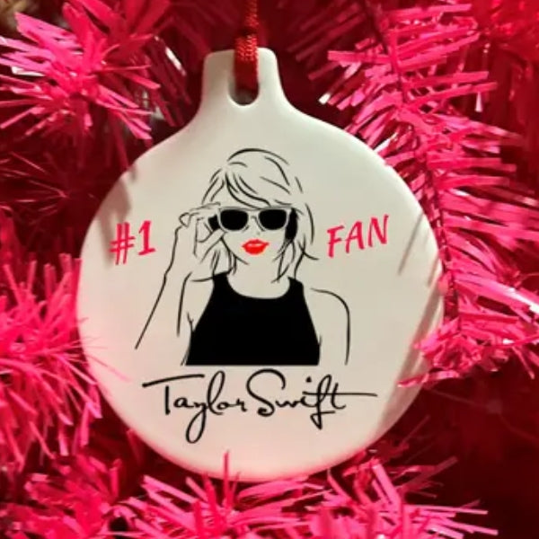 Swiftie #1 Fan Ceramic Ornament