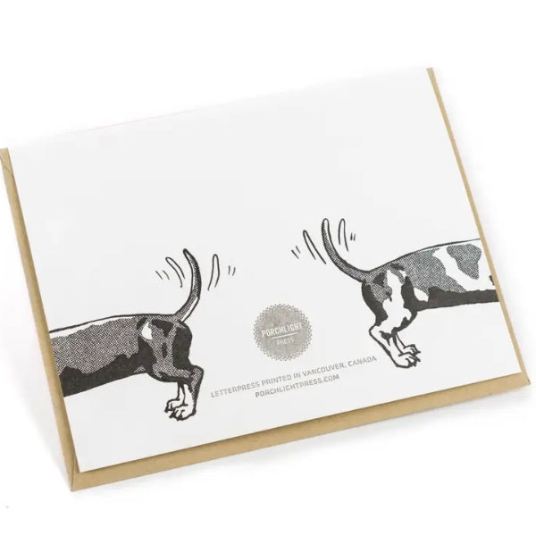 Weiner Dog Love Card