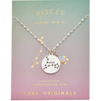 Stargazer Astrology Charm Necklace - Silver