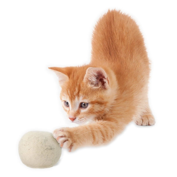 Catnip Infused Wool Balls