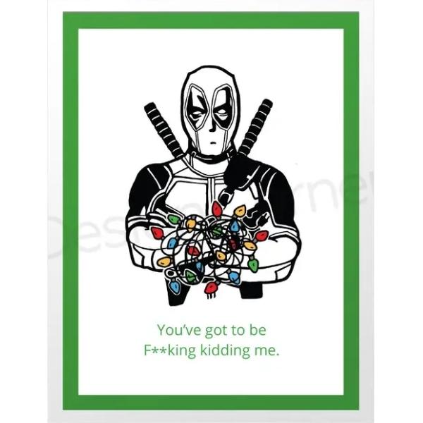 Deadpool Christmas Card