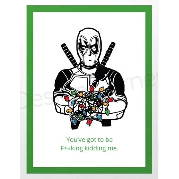 Deadpool Christmas Card 