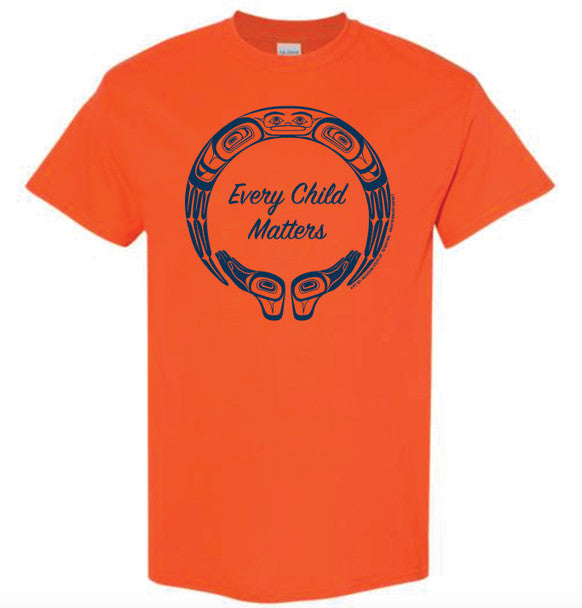 Every Child Matters orange Shirt. Made by Morgan Asoyuf.