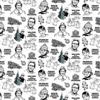 Emballage cadeau de Noël de la culture pop