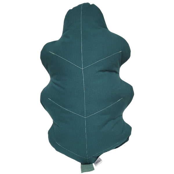 Leaf Pillow - Forest Green Oak