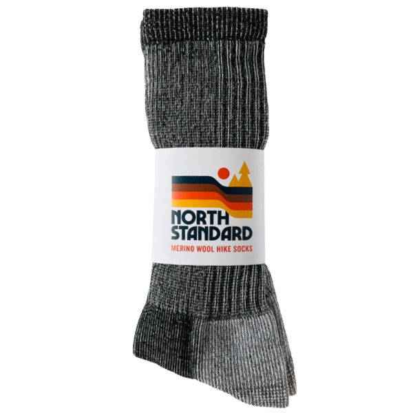 Chaussettes de randonnée en laine mérinos (gris)