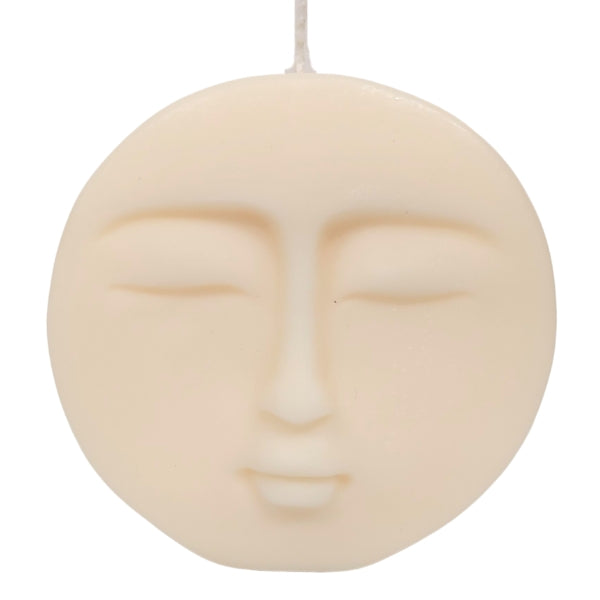 Moon Face Candle