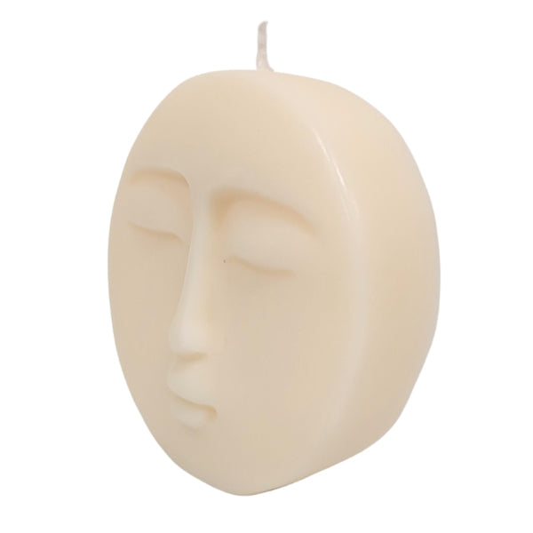 Moon Face Candle