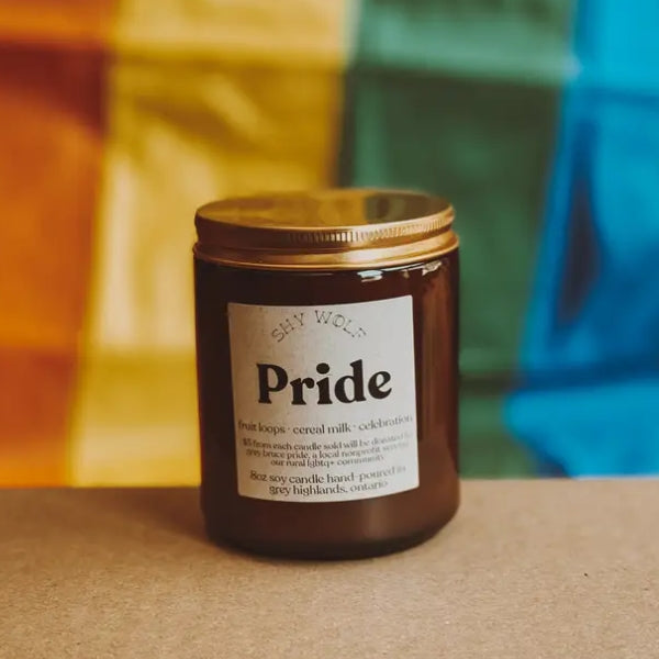 Pride Rainbow Candle
