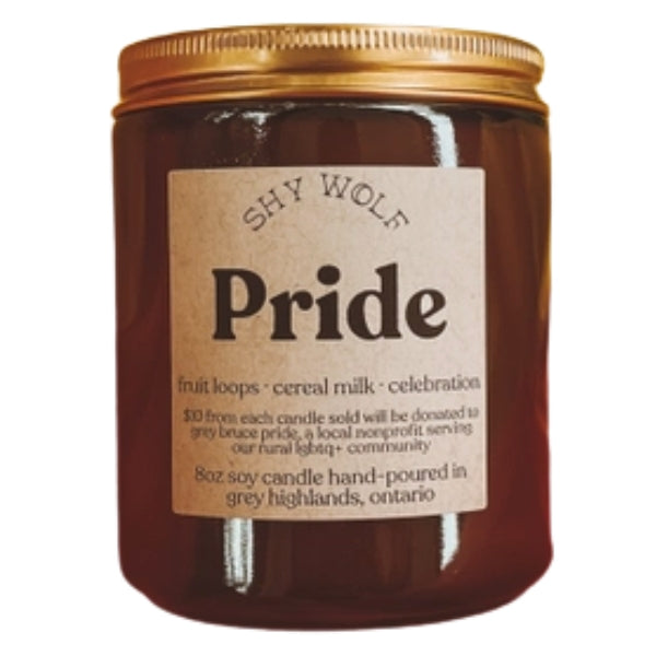 Pride Rainbow Candle