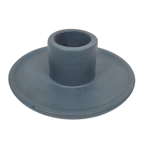 Round Concrete Candlestick Holder