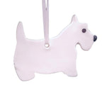 Scottie Dog Ceramic Ornament