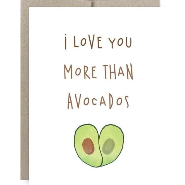 Avocado Love Card (Final Sale)