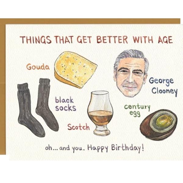 Better with Age Birthday Card