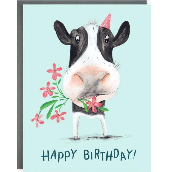 Birthday Cow Card