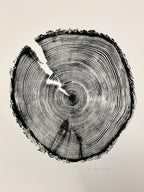 Black Log Print - Hemlock (18" x 24") - Maker House Co.