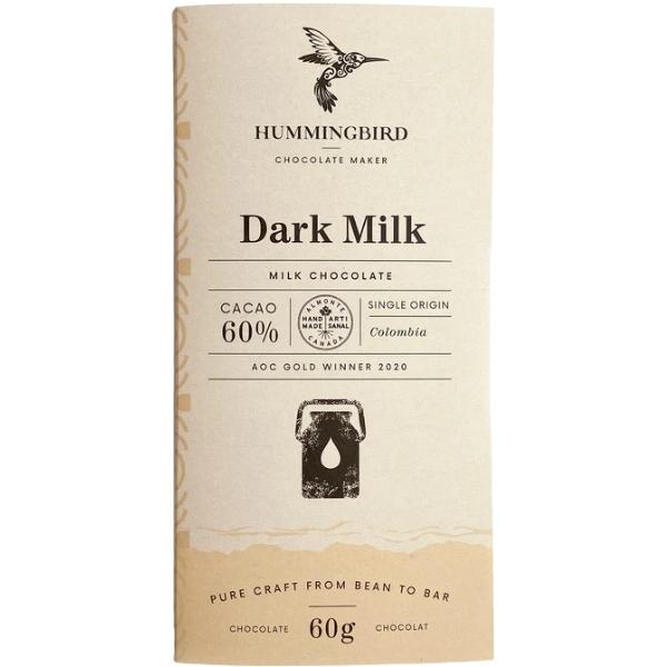 Dark Milk 60% Chocolate Bar