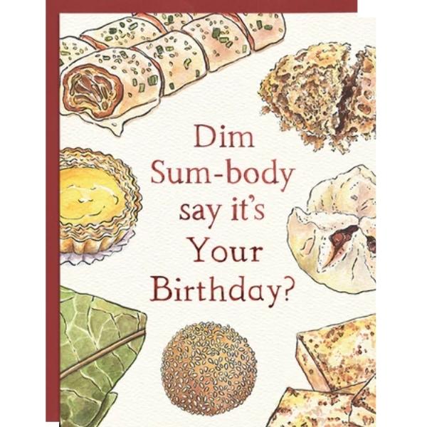 Dim Sum Birthday Card