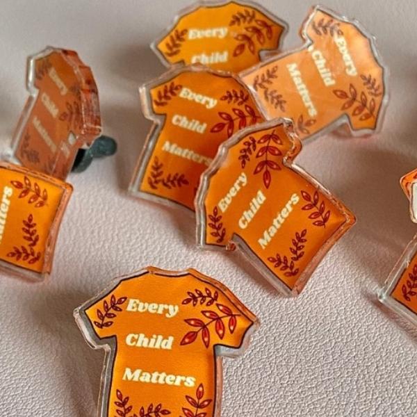 Every Child Matters Acrylic Pin