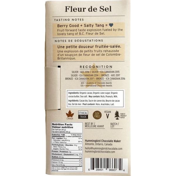 Fleur de Sel Chocolate Bar