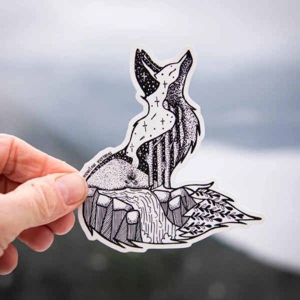 Foxing Sticker Fox Vinyl Sticker by Mountain Mornings at Maker House Co.