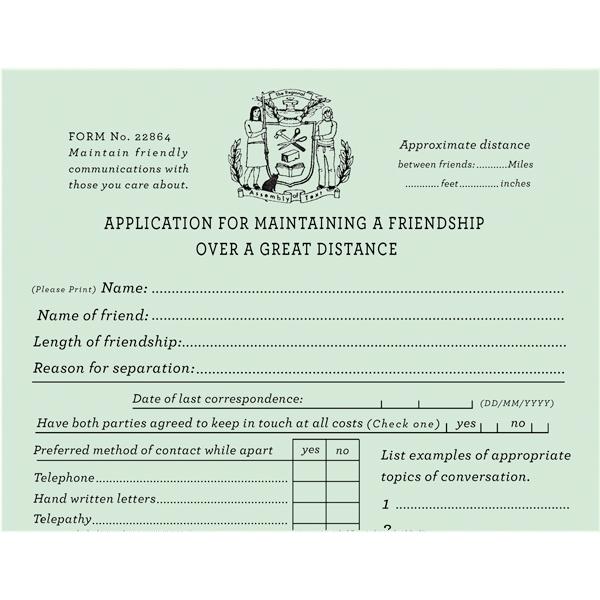 Friendship Application Letter