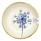 Plat à anneaux cerclés d’or - Queen Ann’s Lace