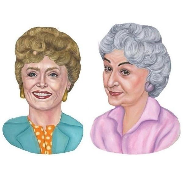 Golden Girls Magnet Set - Blanche & Dorothy