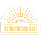Autocollant en vinyle Golden Ray Of MF Light