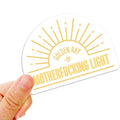 Autocollant en vinyle Golden Ray Of MF Light