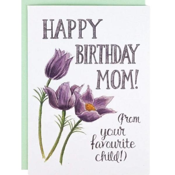 Happy Birthday Mom Card