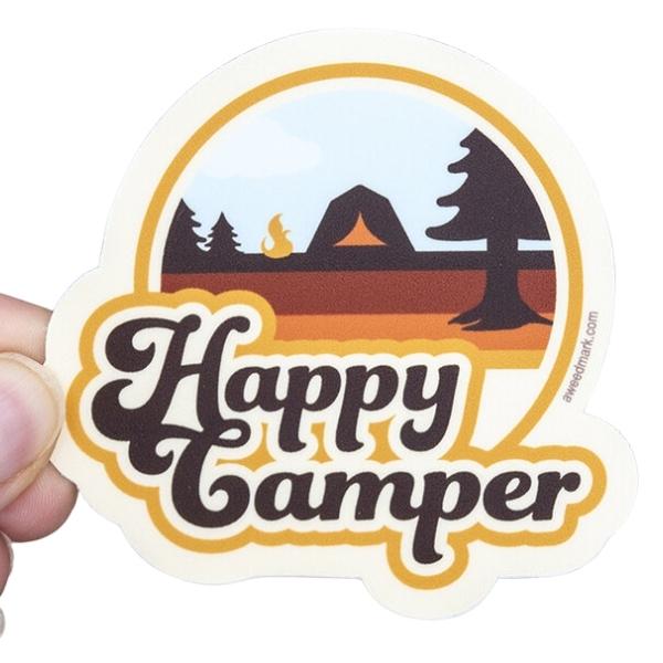 Happy Camper Vinyl Sticker