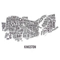 Kingston Word Map (20" x 26") (Final Sale)
