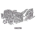 Kingston Word Map (20" x 26") (Final Sale)
