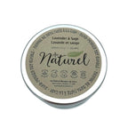 Bougie de soja à la lavande et à la sauge