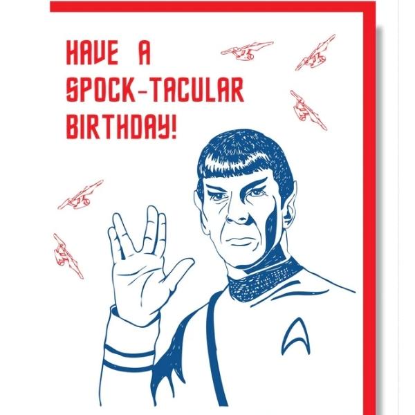 Leonard Nimoy Birthday Card By Smitten Kitten At Maker House Co 