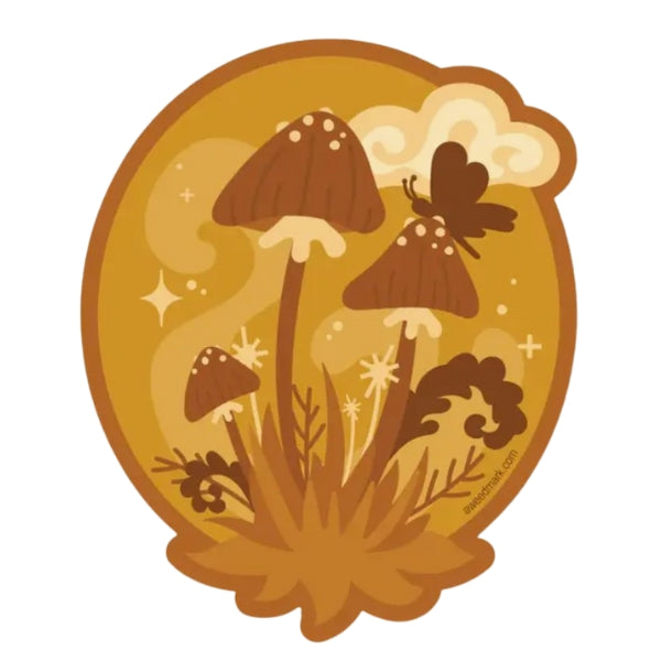 Magic Mushroom Vinyl Sticker