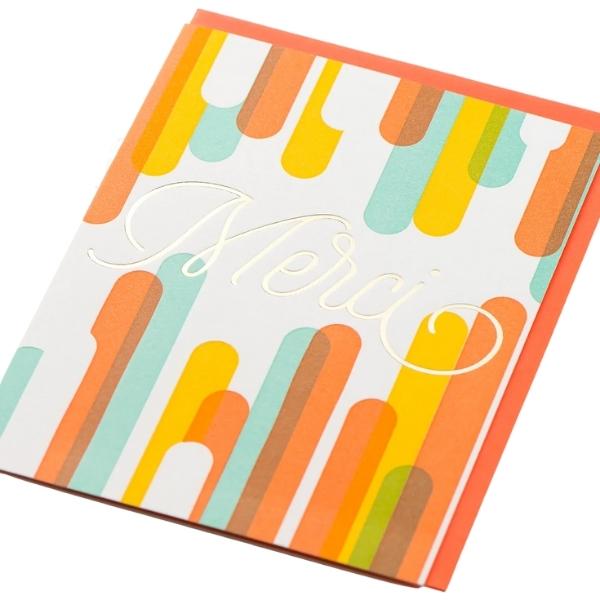 Merci Modern Thank You Card